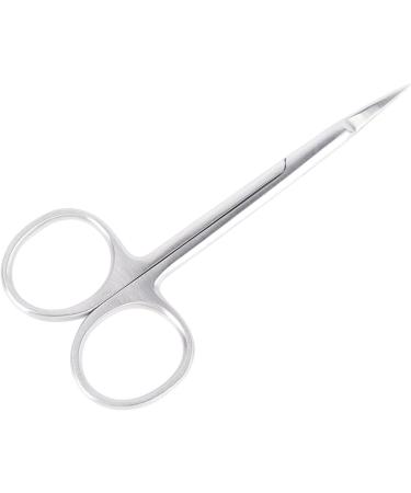 Professional Precise Pointed Tip Cuticle Scissors Stainless Steel Curved Blade Manicure Scissors - Buy Online on GoSupps.com