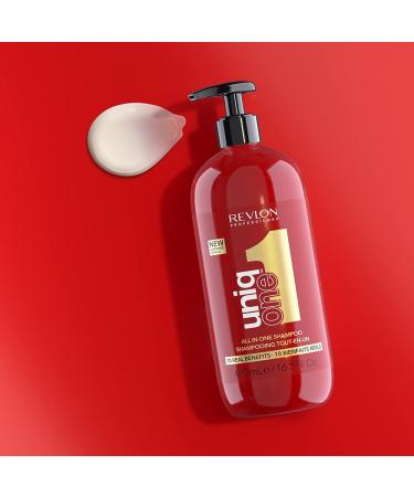 Revlon Professional Uniqone Shampoo - Nourishing Hair & Scalp Cleanser Maximum Silkness & Shine Reduces Hair Breakage 490 ml - Buy Internationally - Buy Online on GoSupps.com