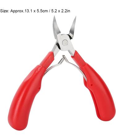 Nail Cuticle Cutter Sharpener Cuticle Cutter for Toenails Manicure Pedicure (Red) - Buy Online on GoSupps.com