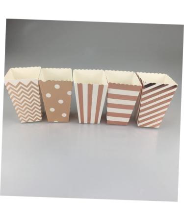 ABOOFAN 24 Pcs Popcorn Paper Boxes Popcorn Boxes Popcorn Favor Boxes Gift Box Sector 1 count (Pack of 1) As Shownx2pcs - Buy Online on GoSupps.com