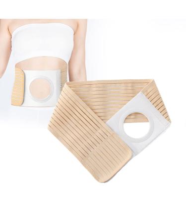 Ostomie belt unisex stoma bond elastic hernia belt breathable stoma tandage skin stoma supply lords support to secure stomaubae available in 4 sizes (m)