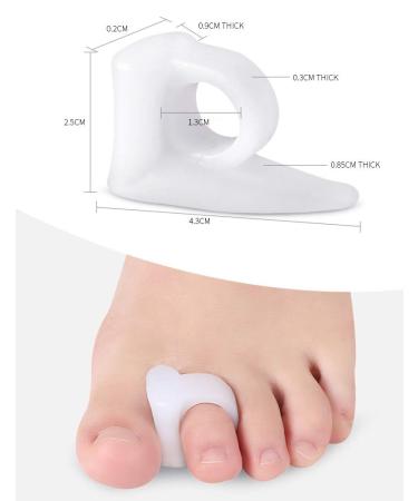 Thumb Orthosis - Silicone Gel Large Toe Separator & Foot Protector for Bone Correction Bale Tike Adjuster Massager & Pedicure - 2 Pieces - Buy Online on GoSupps.com