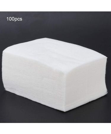 Lint Makeup Cotton Pads - 100pcs Soft Skin Care Cleaning Wipes for Cosmetic Removal | International Shipping - Buy Online on GoSupps.com