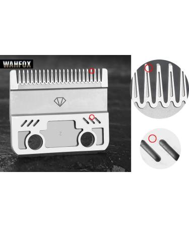 Wahfox Groove Tooth Pro 2 Holes Hair Clippers Replacement Blades Set for Wahl Magic Clip 8148/8504/8591/1919 - Buy Online on GoSupps.com