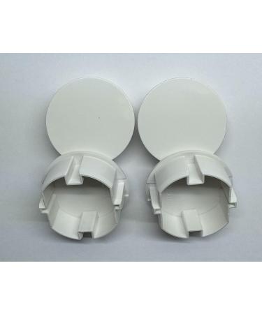 STCLE 4 pieces of dust protection socket cover for clean Schuko sockets socket strips multiple sockets splash protection design motif hotel and company plugs ...