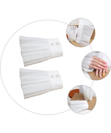 Beavorty Clear Wristlet 2 Pairs Fake Sleeve Floral Blouse Woman's Shirts Lace Cuffs Costume Fake Cuffs Miss Clothing Flowers - Buy Online on GoSupps.com