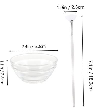 Angoily Beauty Diy Facemask Mixing Tool Kit Skincare Tools Makeup Facial Body Applicator Tools Brush Brushes Butters Beauty Tools Suit White Hair Brush Skin Care Nylon - Buy Online on GoSupps.com