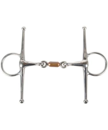 Harry's Horse Gag Bit double jointed with copper roller 13mm size:13.5