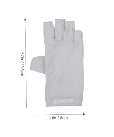 FRCOLOR 2 Pairs UV Gloves Manicure Gloves Fingerless Gloves for Women UV Protection Nail Gel Women's Gloves Nail Lamp Light UV Hand Protection Nail Gloves Anti-UV Shield Fabric - Buy Online on GoSupps.com
