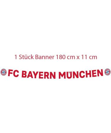 FC Bayern Munich Party Set | XL 34-Piece Football Party Accessories | Perfect for Football Parties & Birthdays - Buy Online on GoSupps.com