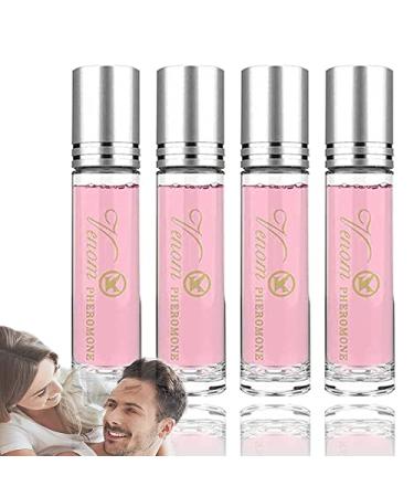 2023 New Venom Fragrance Kakou Pheromone Fragrance Perfume Venom Scents Pheromones for Women Phero Perfume for Him Ladies Desire Pheromone Perfume Roll On Perfume for Women to Attract Men (4pcs)
