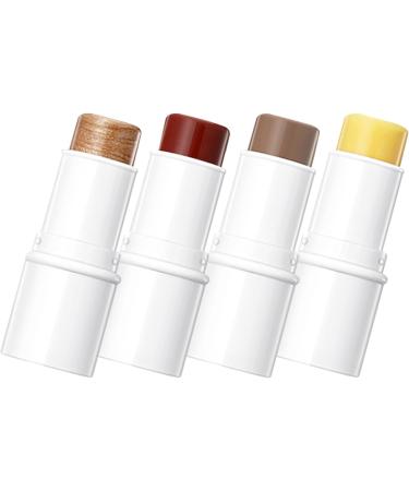 Beavorty 3 Sets Contour Stick Contour Wand Stick Facial Kit Cream Neopentyl Di(ethylhexanoate) Ester - Buy Online on GoSupps.com