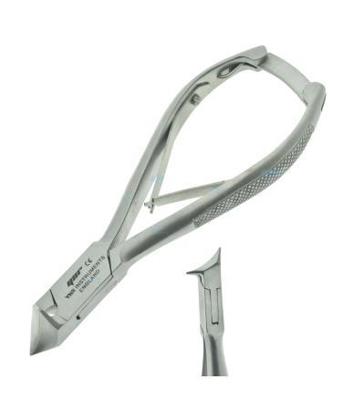 YNR Toenail Clippers by YNR Instruments England - Podiatry Tool German Forged - 5.5 inch Cantilever Nail Nippers to Cut Thick Toe Nails - Hospital Grade - 14cm