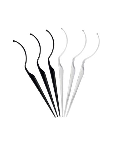 6pcs Eyelash Holder Tool Mascara Tools for Eyelash False Eyelashes Eyelash Tools Eyelash Auxiliary Tool Salon Accessories Makeup Applicators Fake Eyelashes Play Board 12.30X0.60X0.60CM
