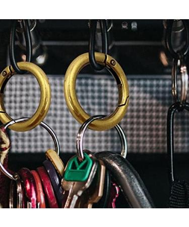 BESSTUUP 6pcs Spring Snap Hook Zinc Alloy Ring Clip - Handbag Shoulder Strap Keychain Keyring for Climbing - Bronze - Buy Online on GoSupps.com