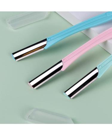 3-in-1 Eyebrow Razor Kit | Multifunctional Scissor Set for Women | Face & Body Trimmer | Beauty Tool with Comb | Includes 3 Razors & 1 Scissor - Buy Online on GoSupps.com