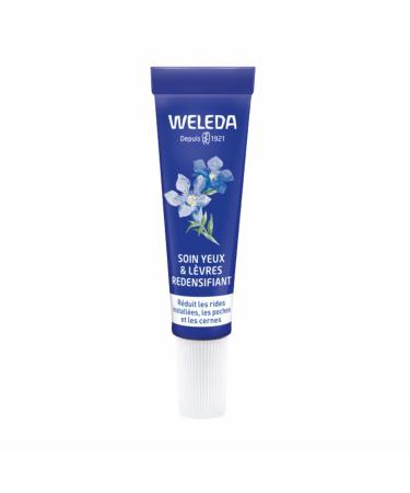 WELEDA - Redensifying Eye & Lip Care BLUE GENTIAN AND EDELWEISS - Redensifying anti-aging care from 50 years old - Mature skin - NATRUE* - Vegan*** - 10 ml