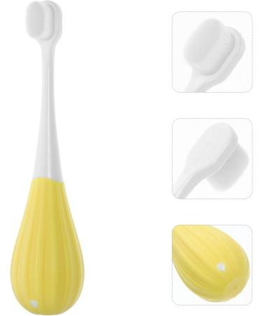 Baluue Kids Toothbrush - Extra Soft Cute Hot Balloon Design for Toddlers - Yellow Children's Bristles - Buy Online on GoSupps.com