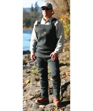 Caddis Men's Green Neoprene Stocking Foot Wader Medium