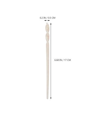 Beaupretty Acetate Hair Sticks - Twist Design Chopsticks (2pcs) - Japanese Vintage Hair Accessories - Buy Online on GoSupps.com