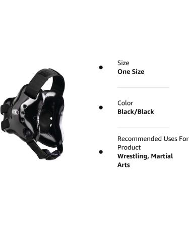 Cliff Keen EF66 Fusion Wrestling Headgear in Black - Top Quality Protection - Buy Online on GoSupps.com
