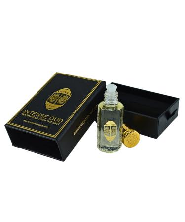 INTENSE OUD Black Extasy Loose Oil 12ml (0.40 oz) Arabian Perfume Oil for Men & Women in Black Gift Box Long Lasting Fragrance Oil Alcohol Free Concentrated Perfume Oil with Ginger & Myrrh Notes - Buy Online on GoSupps.com