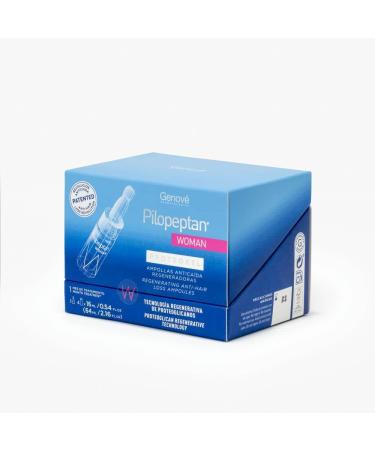 Pilopeptan Woman Proteokel | Anti-Hair Loss | Regenerating Anti-Hair Loss Ampoules | Hair | Women | Reduces hair loss, providing volume, strength and shine | Non-greasy