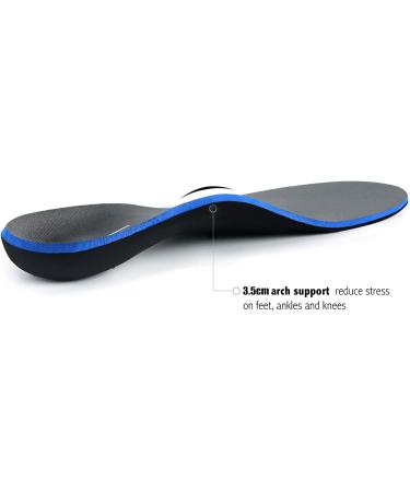 Premium Anti-Fatigue Insoles | Arch Support for Plantar Fasciitis | Men's 6-6.5 & Women's 8-8.5 Shoe Inserts - Buy Online on GoSupps.com