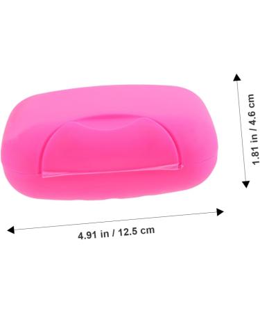 Ciieeo 2 Pcs Draining Soap Holder Travel Bar Soap Holder Pink Bathroom Accessories Soap Dish Case Sealable Containers Portable Soap Dish Bar Soap Storage Red Take a Bath Soap Dispenser - Buy Online on GoSupps.com