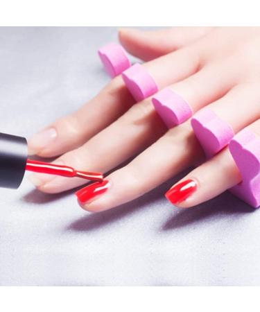 Buy Behind Finger Toe Spreader Foam - Disposable Nail Separators for Pedicure & Manicure | 20pcs Pink | International Shipping Available - Buy Online on GoSupps.com