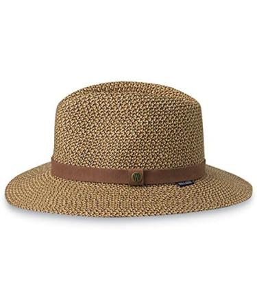 Wallaroo Men's Outback Fedora Sun Hat UPF 50+ Modern Adjustable Packable - Natural - Buy Online on GoSupps.com