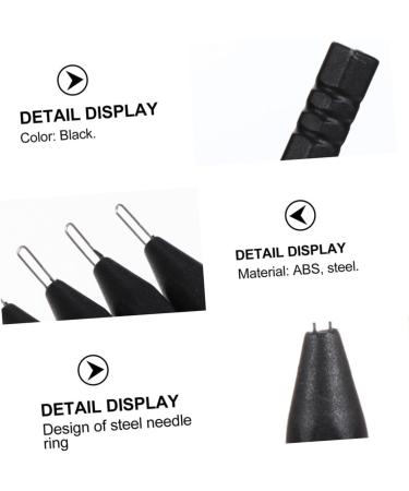 HOLIDYOYO 5 Pcs Hearing Cleaning Tool Set Steel Needle Rods for Earwax Removal Earmold Cleaning Ergonomic Lightweight and Portable for Hearing Aid Users - Buy Online on GoSupps.com