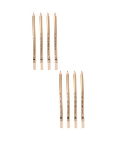 NULYLU 8 Pcs Concealer Pen Concealer for Marks Concealer for Dark Circles Makeup Concealer Wooden White