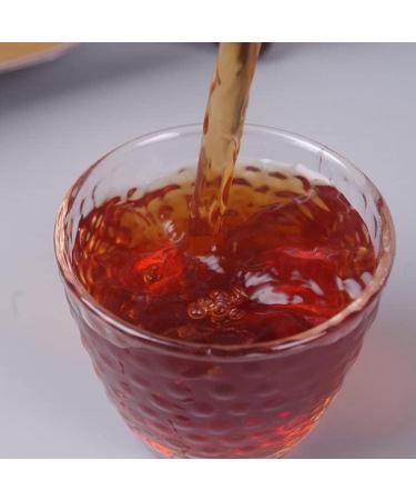 HQZM Yunnan Puer Mature Tea Aged Fragrance Puer Black Tea 100g More Fragrant As It Ages 100g * 5 pieces 100g * 5 pieces - Buy Online on GoSupps.com