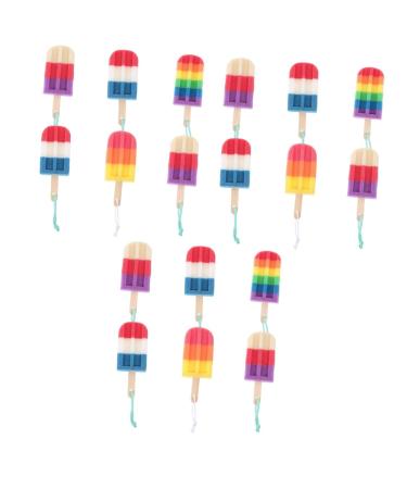 FRCOLOR 18 Pcs Bath Flower Bath Ball Bath Shower Scrubber Bath Shower Pouf Shower Sponge Pouf Body Skin Scrubber Exfoliating Bath Sponge Shower Scrubber Sponge Bath Sponge Brush