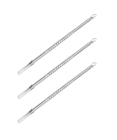 Kikolufy 3X Blackhead Remover Cleaner Tool Acne Blemish Needle Pimple Spot Extractor Pin