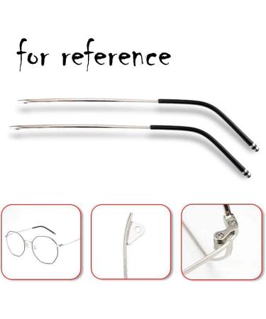 Shop OQCEHA Glasses Arm Replacement - Silver Reading Glasses Accessories Thin Metal Frame Arms - Buy Online on GoSupps.com