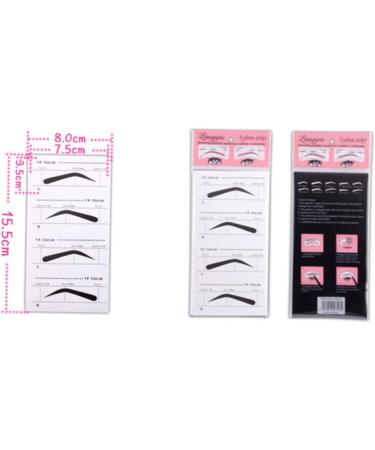 FOMIYES 10pcs Eyebrow Stencils Eyebrows Shape Reusable Eyebrow Stencil Template Suite - Buy Online on GoSupps.com