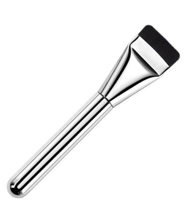 Flat Makeup Brush Flat Foundation Brush 5.4'' Flat Makeup Brush Thin Blade Liquid Foundation Brush Soft Bristles Contour Brush Concealer Brush For Streak-Free Coverage Natural Finish