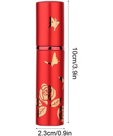 Verdant Touch Perfume Spray Bottle Portable Perfume Bottle Aluminum Atomizer 10ml Empty Cosmetic Spray Bottle (Red) - Buy Online on GoSupps.com
