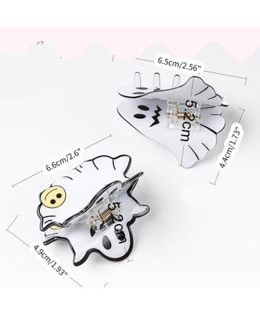 xbiez Internet Celebrity Taking Photo Ponytail Hair Claw with Ghosty Shape Hair Catch for Woman Teenagers High Ponytail 216 - Buy Online on GoSupps.com