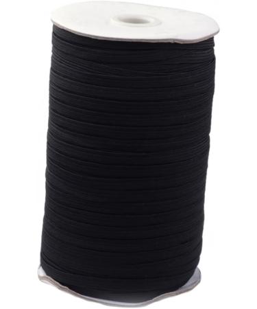 Minkissy Elastic Clothing Strap - Stretchable Black Bungee Cord for Sewing - High Elasticity 9100x0.8cm - DIY Accessories & Decor - Buy Online on GoSupps.com