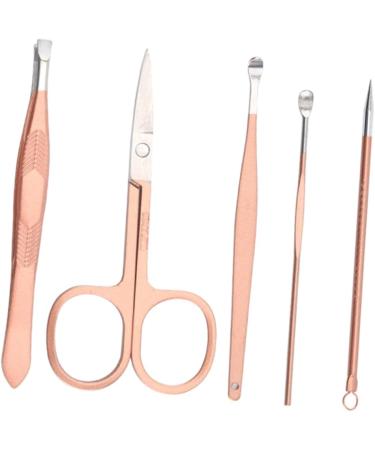 SHERCHPRY Clippers Set Nail Trimmer Nail Nail Clippers Manicure Tool Nail File Rose Gold 14.5X11X3CM Golden - Buy Online on GoSupps.com