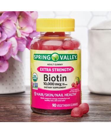 Antony Spring Valley Biotin 10 000mcg Vegetarian 90 Gummy