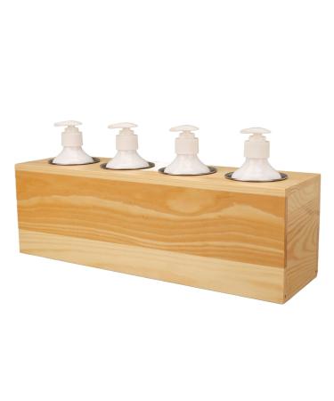 Massage Oil Heater Massage 4 Bottle Massage Lotion Warer Massage Oil Heater 110250V Built in Timer Automatic Tempere Control 9 Temp Setting Easy Massage Oil Heater (EU connector)