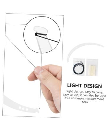 FOMIYES 2 Sets Positioning Ruler Drawing Line Beauty Tools Three- Point Grooming Stencil Eyebrow Ruler Mold 1 count (Pack of 1) As Shownx2pcs - Buy Online on GoSupps.com