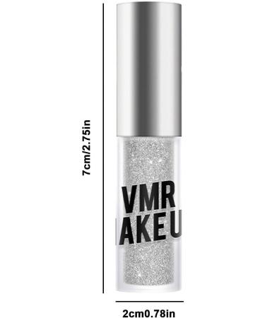 Liquid Glitter Eyeshadow Shimmer Liquid Highlighter | Liquid Shining Eyeshadow Sparkling High Pigmented Eye Shadow Natural Makeup Long Lasting Quick Drying - Buy Online on GoSupps.com