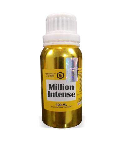 Parag Fragrances Million Intense Attar 100ml (Alcohol Free Attar For Men) Perfume Oil | Scent | Itra