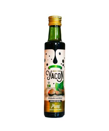 Amazon Andes  Organic Yacon Syrup  250ml Bottle  USDA NOP Organic Certified  Natural Sweetener  Vegan - Non GMO  Gluten free