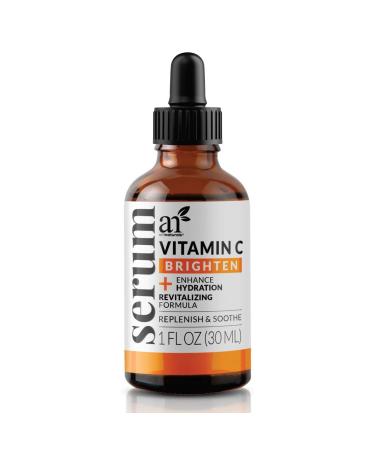 artnaturals Anti-Aging Vitamin C Serum - (1 Fl Oz / 30ml) - with Hyaluronic Acid and Vit E - Wrinkle Repairs Dark Circles, Fades Age Spots and Sun Damage - Enhanced 20% Vitamin C